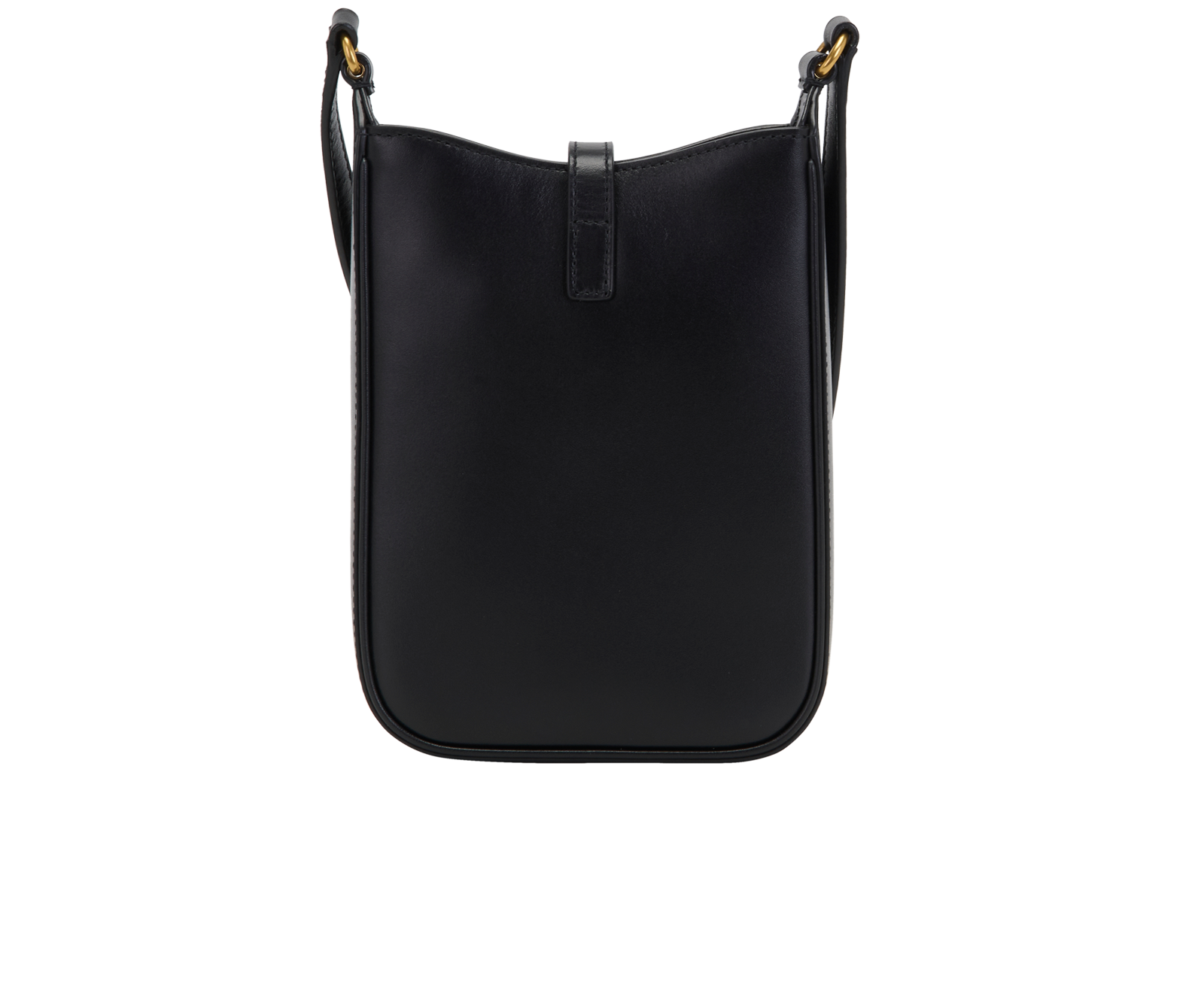 Le 5 A 7 Mini Crossbody, &pound;750, Handbags, Black, Leather, Back view